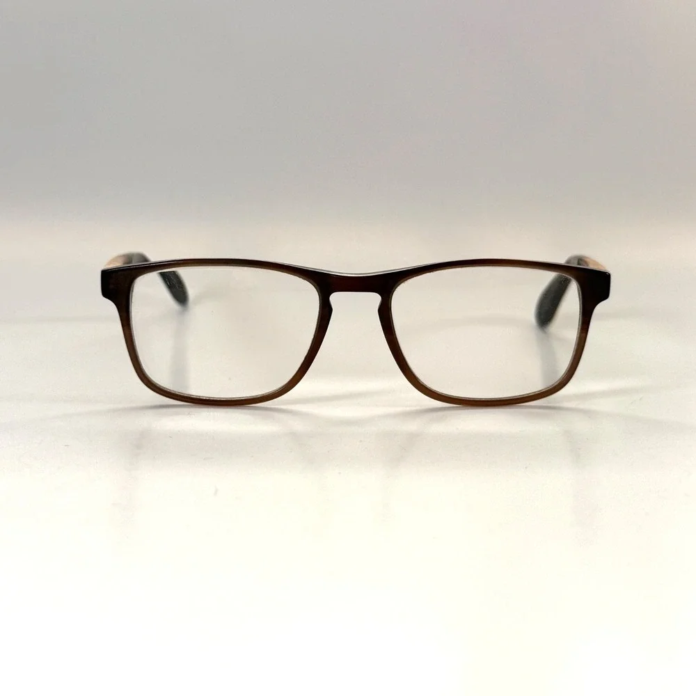 A&A OPTICAL‎ Cremieux Eyeglasses Frame Only 51-18-140 Wood/Plastic Brown